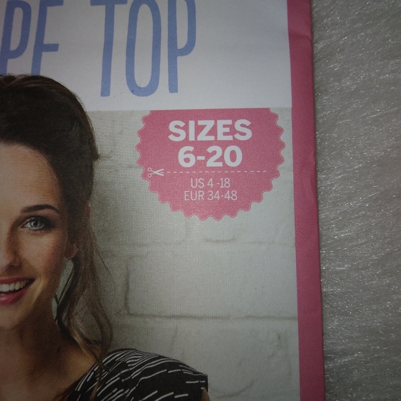 Simply Sewing The Drape Top size 4-18 - Picture 2 of 4